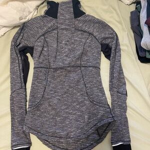 Women's Gray Athletic Top